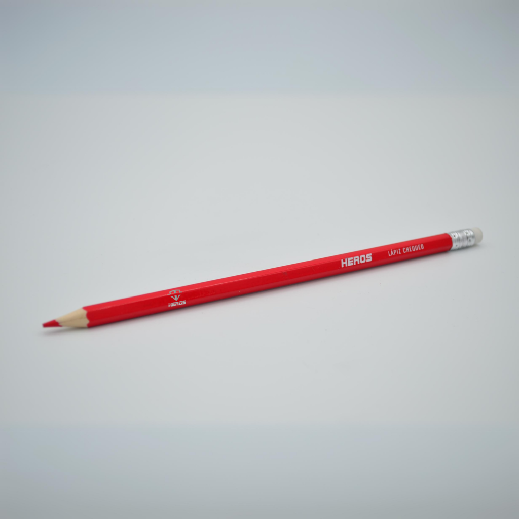 LAPIZ ROJO HEROS X12