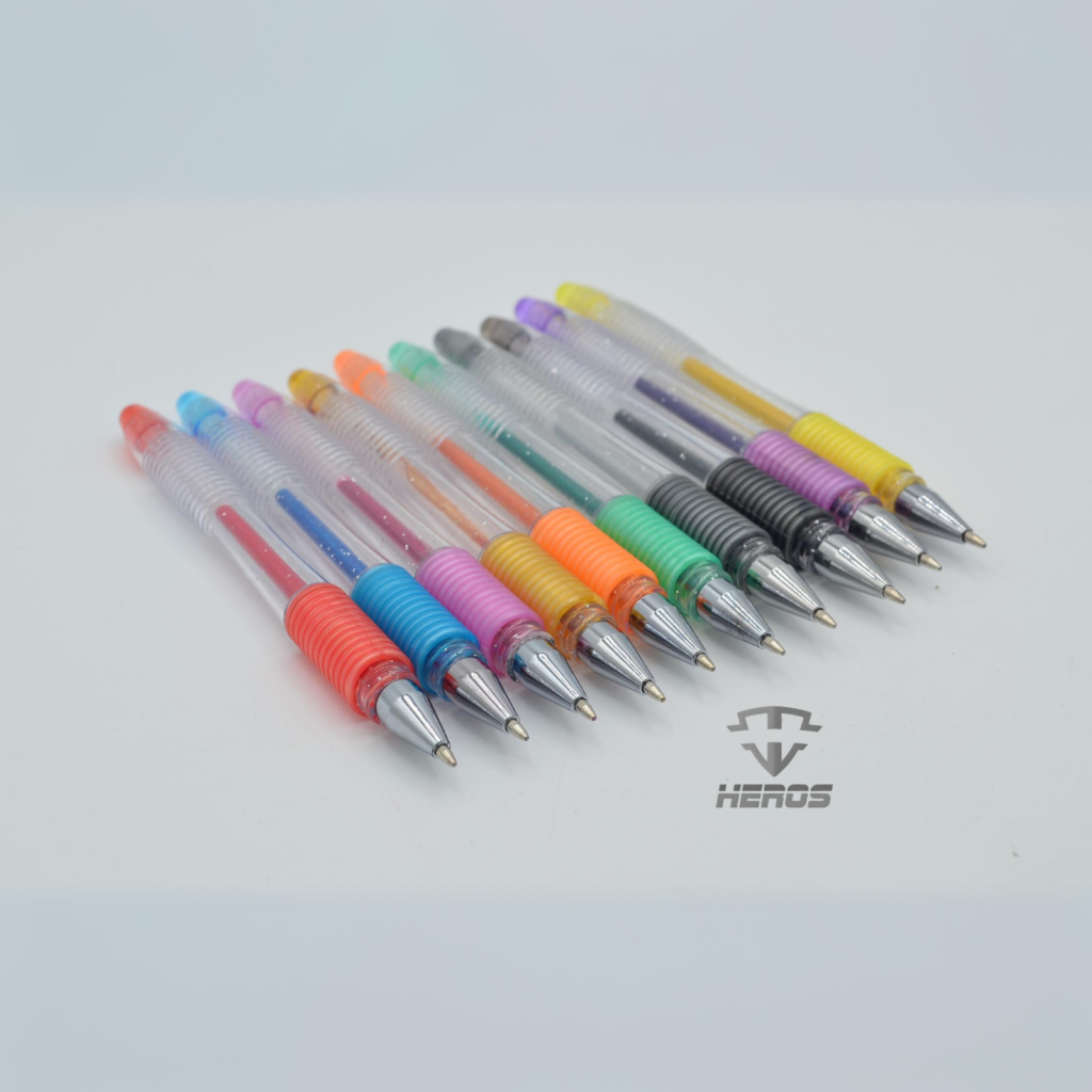 ESFERO ESCARCHADO GEL X10