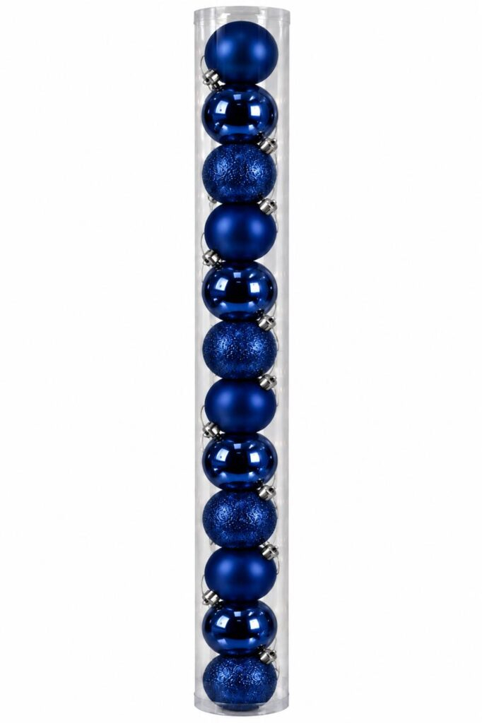 BOLA TUBO X12 3CM CAJA AZUL