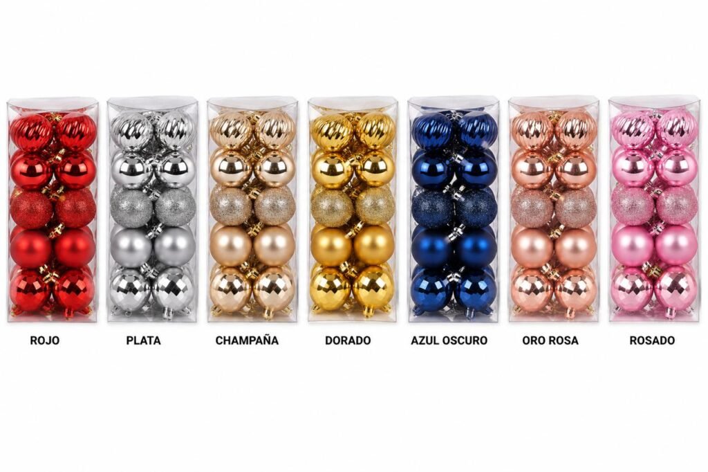 BOLA ACETATO X20 CAJA SURTIDA  8 COLORES