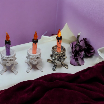 VELA CANDELABRO MESA LUZ