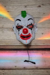 MASCARA PAYASO LUZ