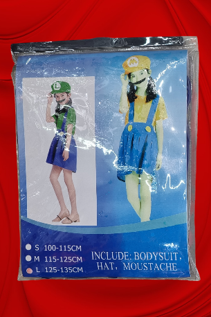 DISFRAZ MARIO Y LUIGI MUJER