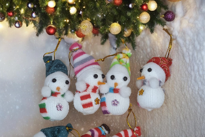 MUÑECO NIEVE NAVIDAD
