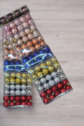 BOLA ACETATO X20 CAJA SURTIDA  8 COLORES