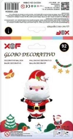 GLOBO METALIZADO DECORACION NAVIDAD