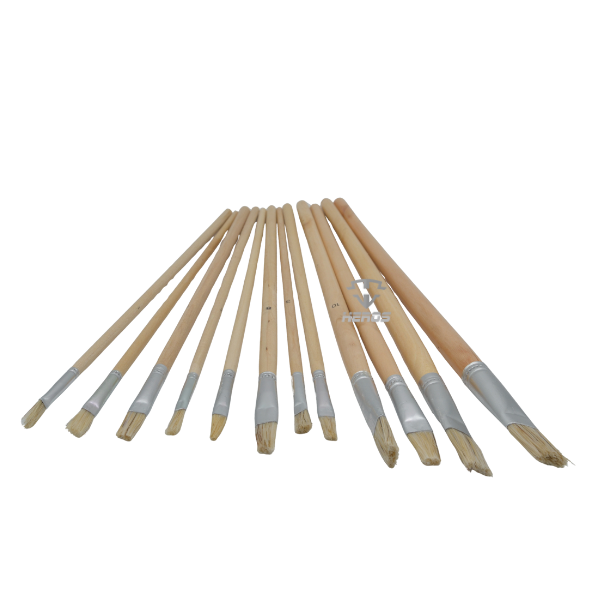 SET PINCELES MADERA X 12 PCS