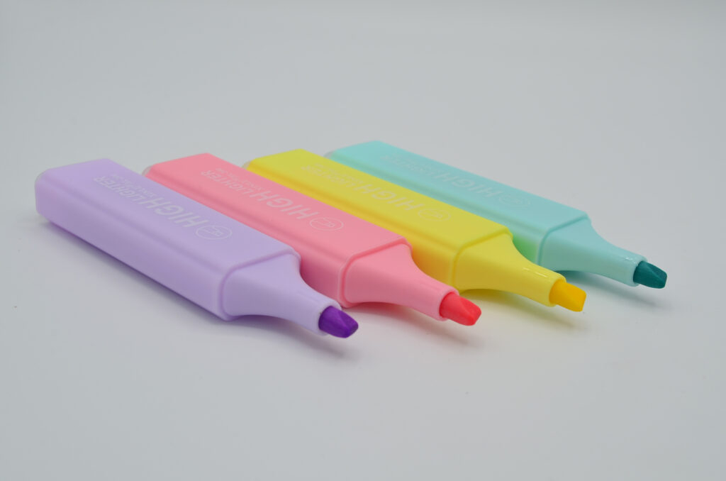 RESALTADOR PASTEL X 4PC