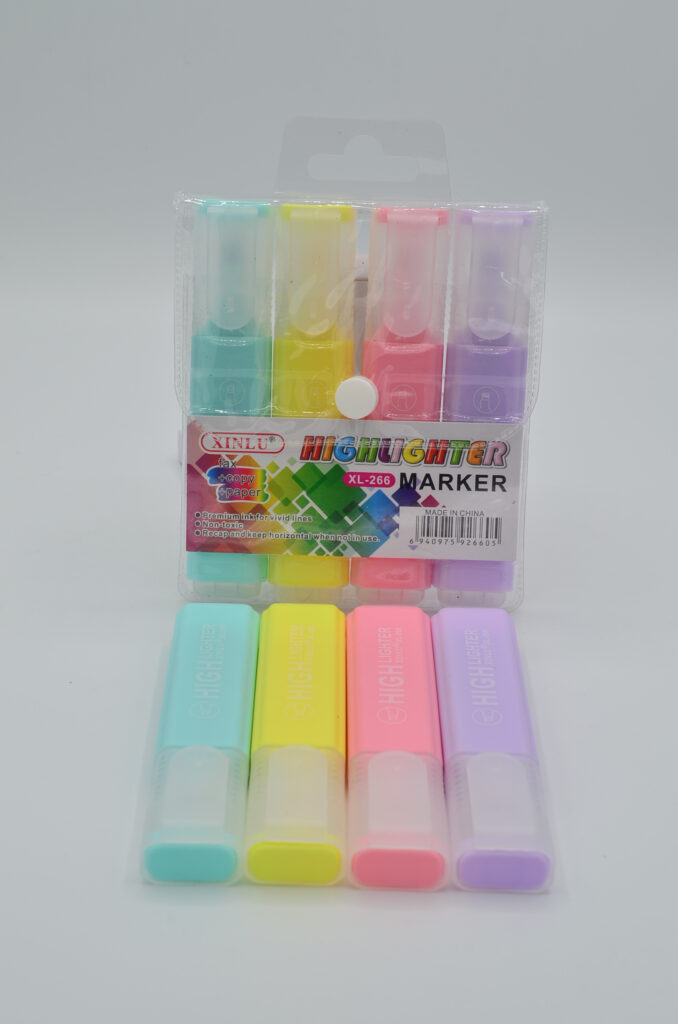 RESALTADOR PASTEL X 4PC