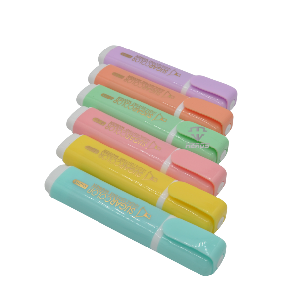 RESALTADOR PASTEL 6 PCS