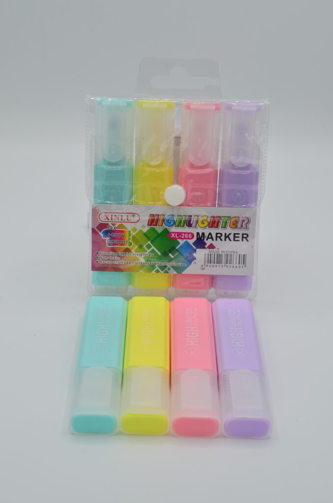 RESALTADOR PASTEL X 4PC