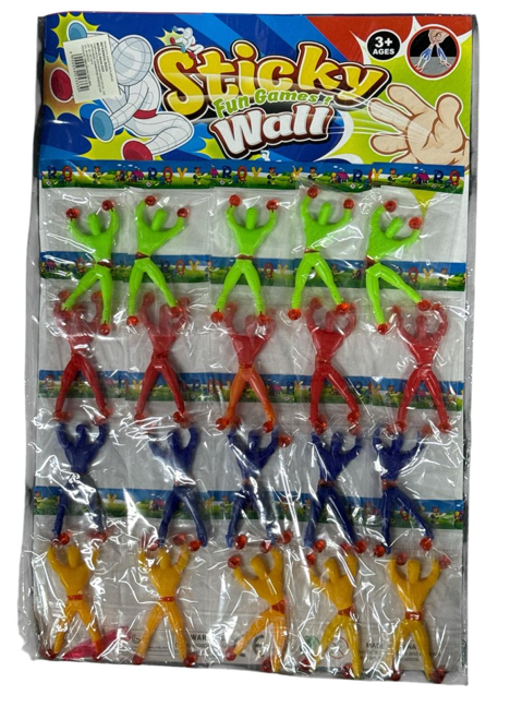 JUGUETE DE PLÁSTICO PEGAJOSO HOMBRE HEROS-5333